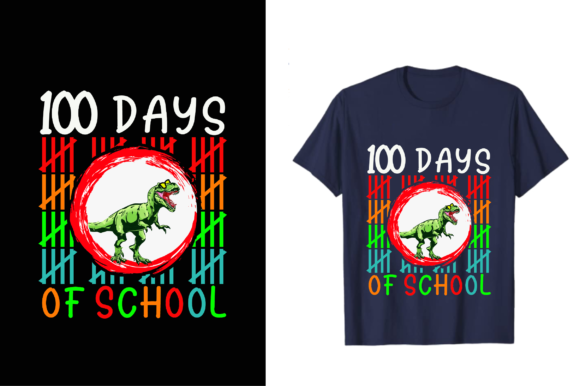 100 Day T-Rex Graphics