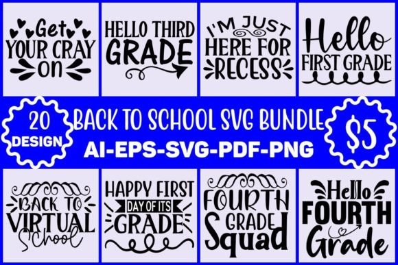 Back to School PNG Bundle