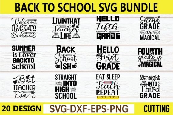 Back-to-School SVG Bundle
