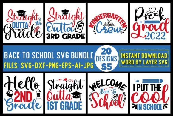 Back to School SVG Bundle Vol.5