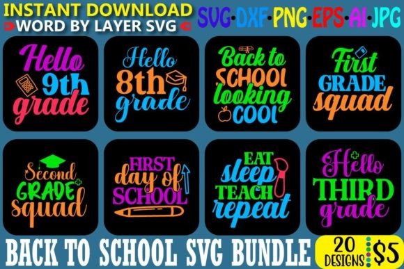 Back to School SVG Bundle Vol.7