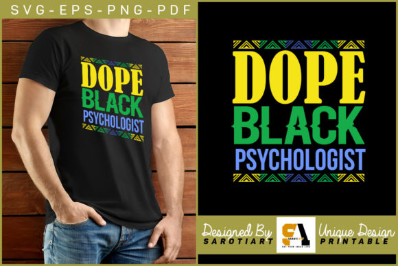Dope Back Psychologist T-shirt Design Graphics