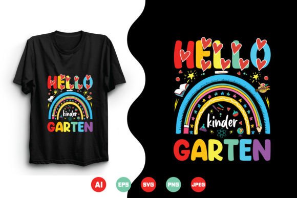 Hello Kindergarten Shirt Print on Demand