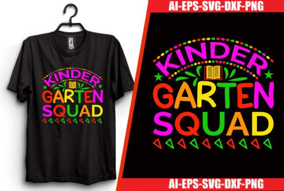 Kinder Garten Squad T-shirt Design Graphics