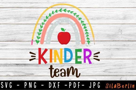 Kinder Team SVG: Graphics for Crafts and Content