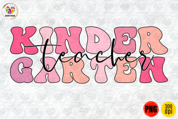 Retro Kindergarten Teacher, Back to Scho Graphics