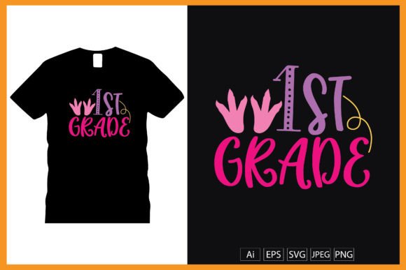 School T-Shirt Design Graphics