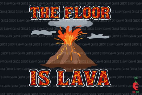 The Floor is Lava Volcano: Graphics and Crafts with a Twist